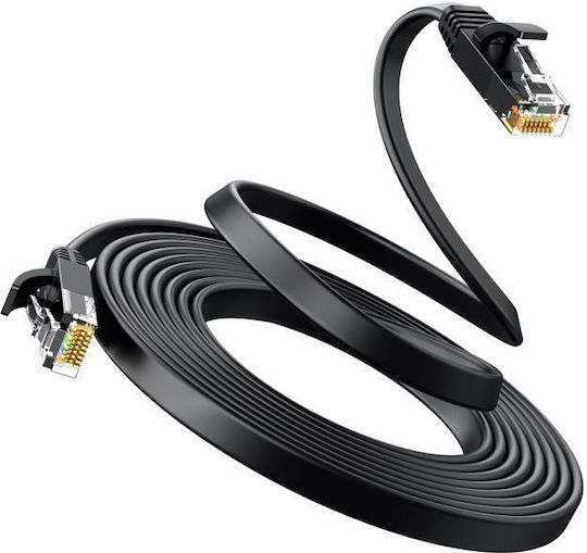 Ugreen Flat U/UTP Cat.6 (Gigabit) Network Cable Ethernet 5m Black