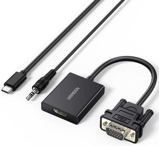Ugreen CM513 Converter VGA male to HDMI female 1pcs