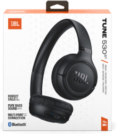JBL Tune 530BT Kabellose Bluetooth Am Ohr Kopfhörer mit 76 Stunden Betriebszeit Schwarz