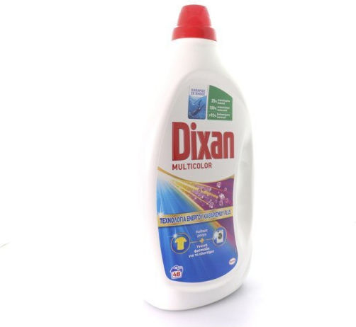 Dixan Multicolor Υγρό Απορρυπαντικό Ρούχων (48 Μεζούρες)