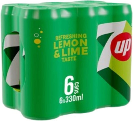 7UP Ice Tea με Ανθρακικό σε Κουτί 6x330ml