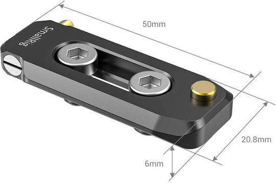 Smallrig 2468 Нисък Профил Nato Релса 50mm