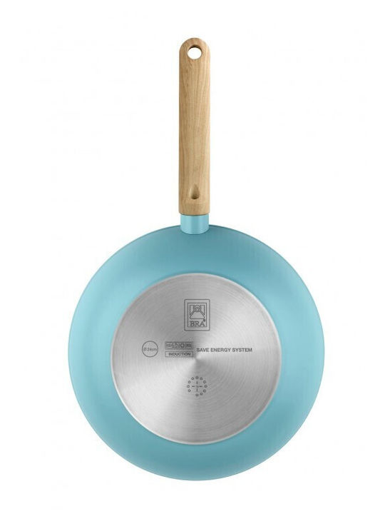 Bra Nordik Wok made of Aluminum with Non-Stick Coating 28cm