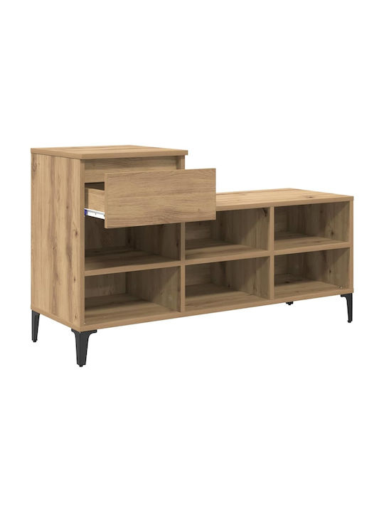 Holz Schuhschrank 102x36x60cm