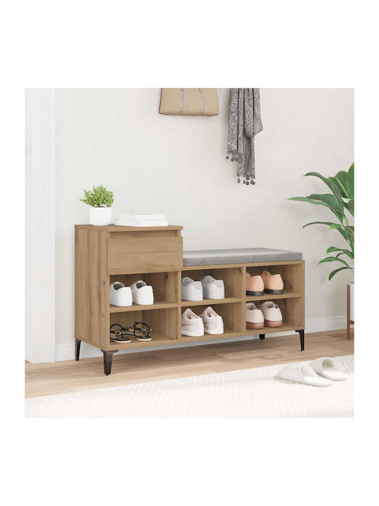 Holz Schuhschrank 102x36x60cm
