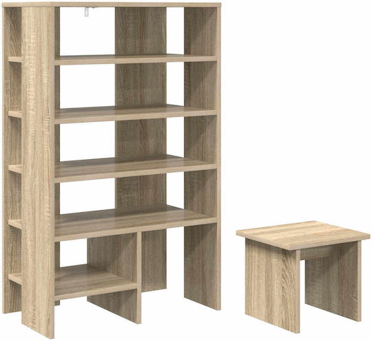 Дървен Обувна рафт 62x35x100см