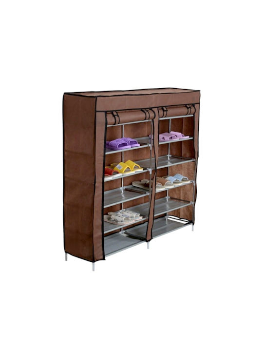 Stoff Schuhschrank T2712 118x30x120cm