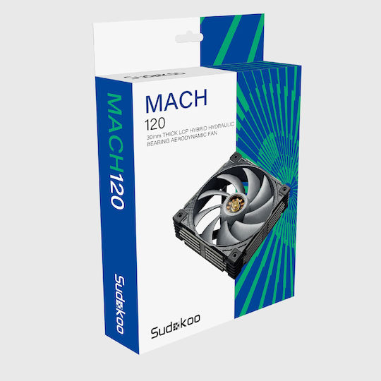 Mach 120 Case Fan 108 CFM Without LED Lighting