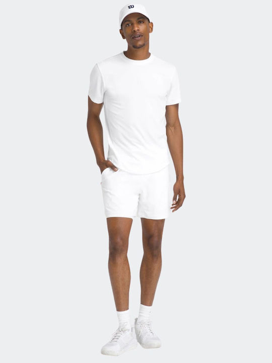 Wilson WM00011531WTA Ανδρική Μπλούζα Λευκή