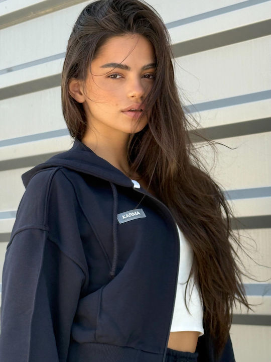 Women's Sweatpants Set Navy Blue