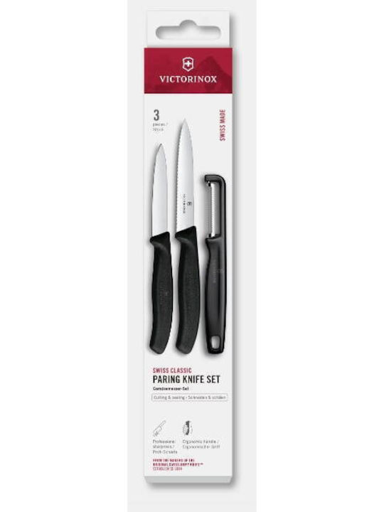 Victorinox Swiss Classic Knife Set from Stainless Steel 3pcs