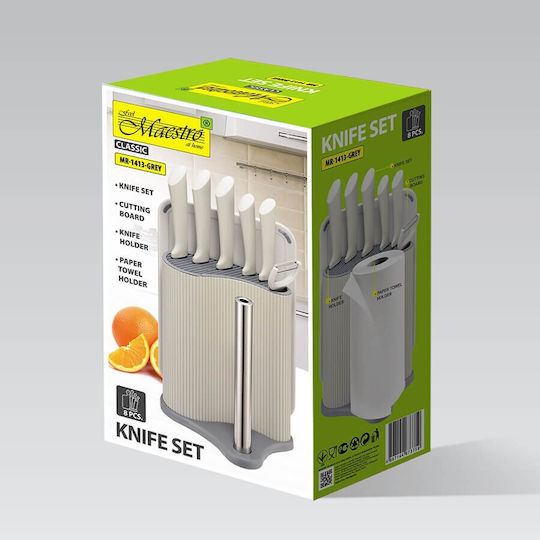 Maestro Set Knives with Base Made of Stainless Steel