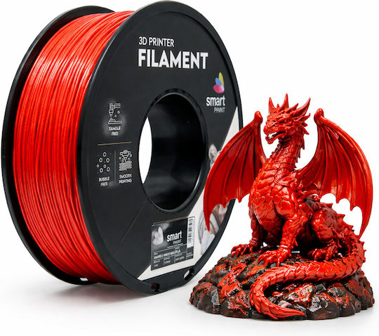 Pla Marble Filament 3d Printer Smart Print 1 Kg 1.75 Mm Marble Red
