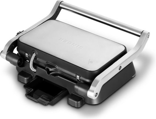 Singer Sandwich Maker with Removable Plates for 2 Sandwiches 1500W Inox