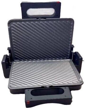 IQ Sandwich Maker Grill with Removable Plates 2000W Gray
