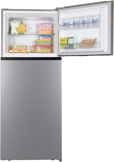 Heinner Combină frigorifică 415lt NoFrost Î178xL70xA68cm. Inox HF-HM415NFSE++