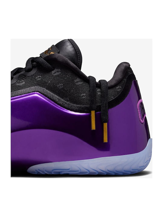 LeBron 23 "The Chosen One and The One Who Chose" Low Basketball Shoes Black / Metallic Gold / Vivid Purple