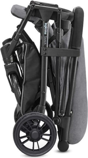 Inglesina Sketch Reversible Baby Stroller Suitable for Newborn Stone Grey 6.9kg