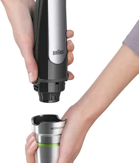 Braun MultiQuick 7 Blender de Mână cu Tijă din Inox 1000W Negru