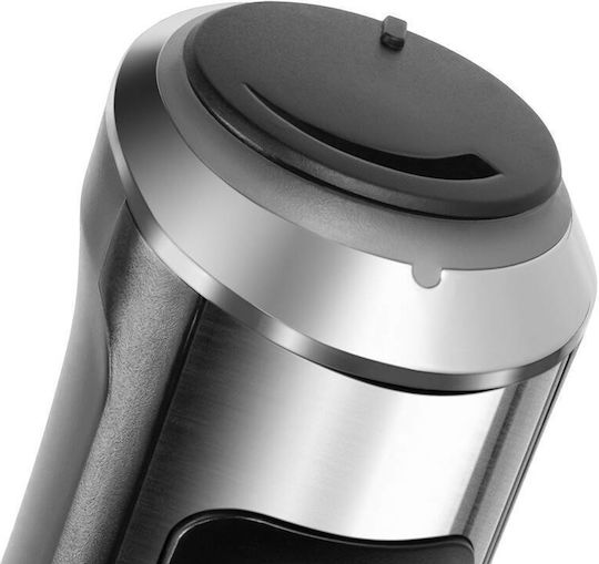 Teesa Ραβδομπλέντερ με Ανοξείδωτη Ράβδο 1200W Ασημί