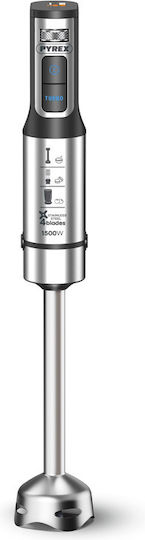 Pyrex SB-1120 Blender de Mână cu Tijă din Inox 1500W Argintiu