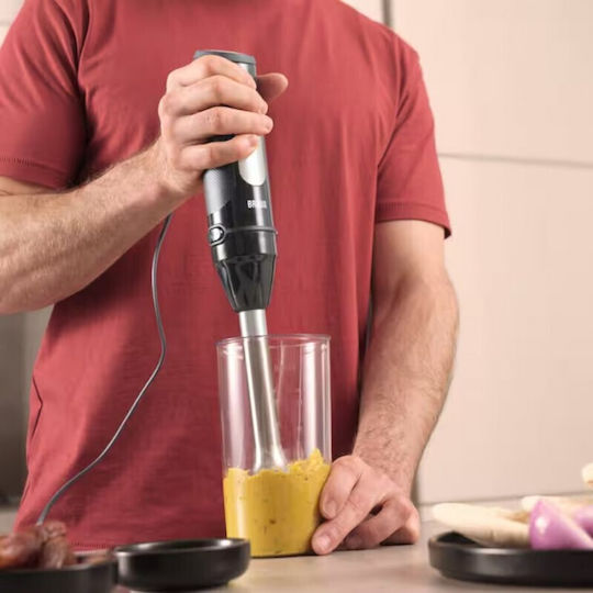 Braun Multiquick 5 Pro Ραβδομπλέντερ με Ανοξείδωτη Ράβδο 1000W Μαύρο