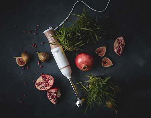 Adler Blender De Mână Cu Tijă Din Inox 500W Alb