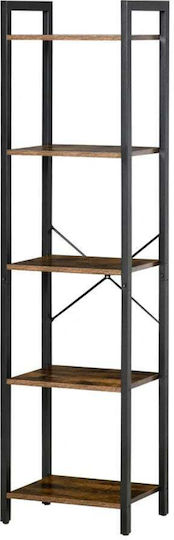 Библиотека Industrial Style Кафява 40x30x154см