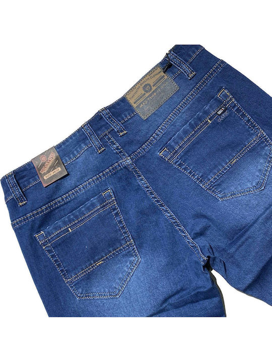 Pantalon Jeans Albastru Pentru Bărbați