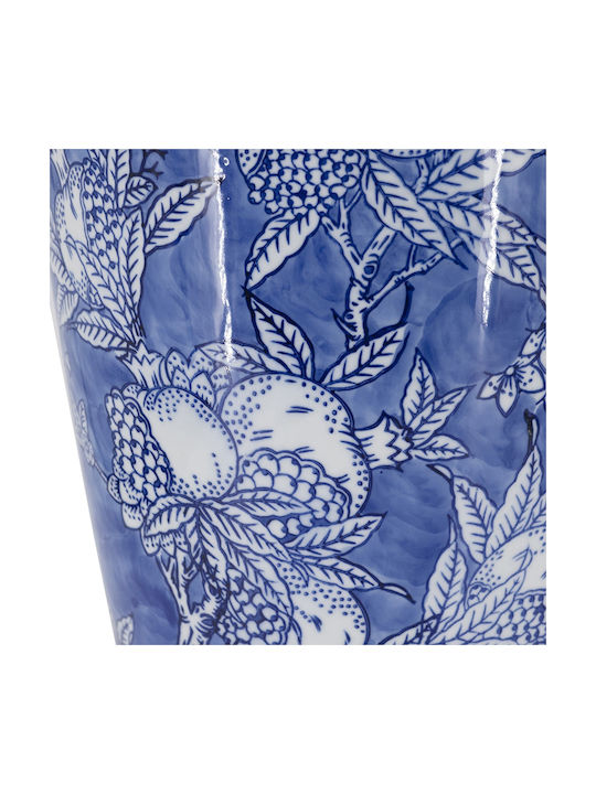 Artekko Dekorative Porzellanvase Melania Weiß 23x23xH62cm