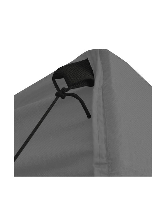 vidaXL Foldable Garden Gray Gazebo 2x2m