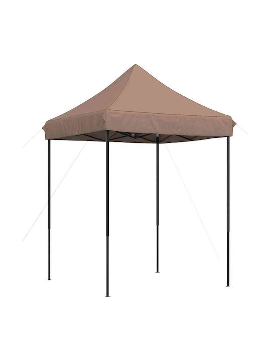 vidaXL Gazebo Pliabil De Grădină Maro 2x2m