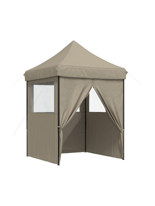 vidaXL Foldable Garden Brown Gazebo 2x2m