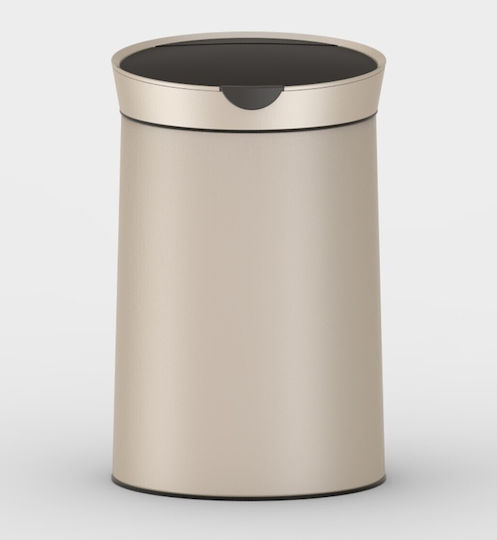 Ecosales Ecosales Mülleimer Linea Conical EAD106801C Kunststoff mit Sensor Sandfarben 10l