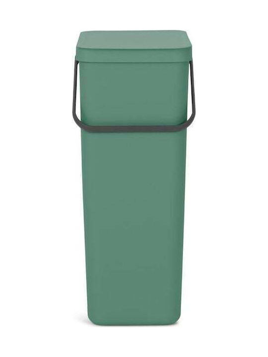 Brabantia Sort & Go Κάδος Απορριμμάτων Πλαστικός Fir Green 40lt