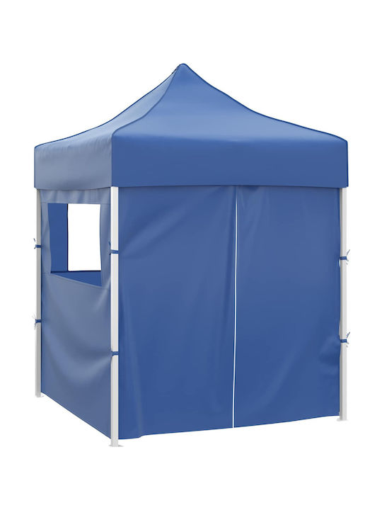 vidaXL Foldable Garden Blue Gazebo 2x2m