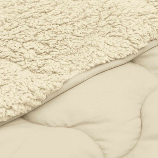 vidaXL Husa Pentru Pilotă Simplă 135x220cm Crem vidaXL Husa Pentru Pilotă Simplă 135x220cm Crem