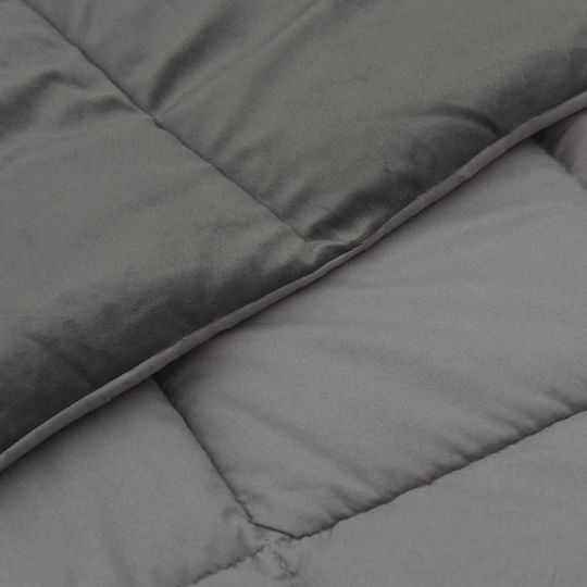 vidaXL Set Huse Pentru Pilote Dublu 200x200cm Gri Deschis vidaXL Set Huse Pentru Pilote Dublu 200x200cm Gri Deschis