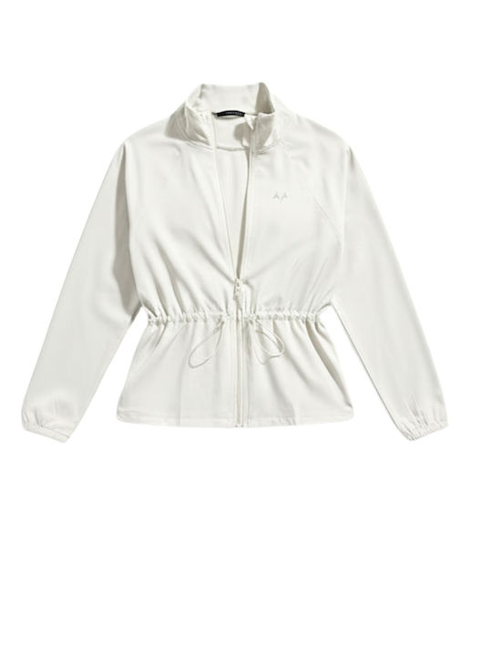 Women's Cardigan with Zipper Lime