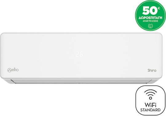 Wellio Shiro Aparate De Aer Condiționat Inverter 9000 BTU A++/A+ Cu WiFi