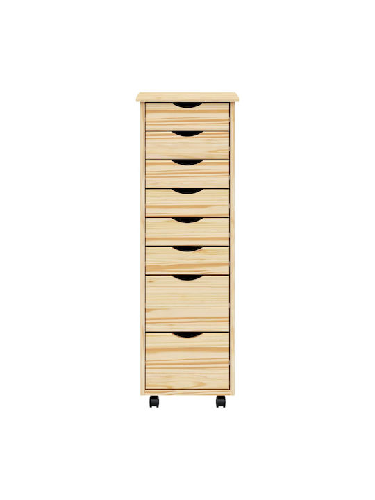 Schublade Büro Transparent Varnish 34x39x103cm