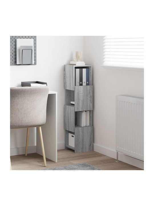 Office Storage Chipboard Cabinet White L25.5xW25xH102cm