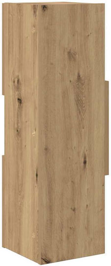 Büroaufbewahrungsschublade und -schrank Holzschatten Weiß 25.5x25x80cm