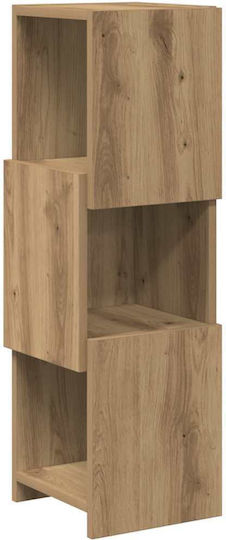 Büroaufbewahrungsschublade und -schrank Holzschatten Weiß 25.5x25x80cm