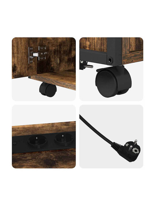 Kabinett Büro Smoky Oak 60x46x67cm