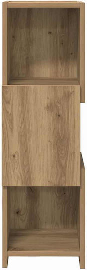 Büroaufbewahrungsschublade und -schrank Holzschatten Weiß 25.5x25x80cm