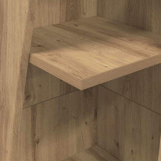 Ντουλάπι Γραφείου Ξύλινο Δρυς 27.5x27x140cm Ντουλάπι Γραφείου Ξύλινο Δρυς 27.5x27x140cm
