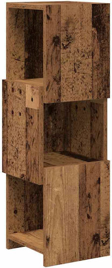 Büroaufbewahrungsschublade und -schrank Holzweiß 25,5x25x80cm