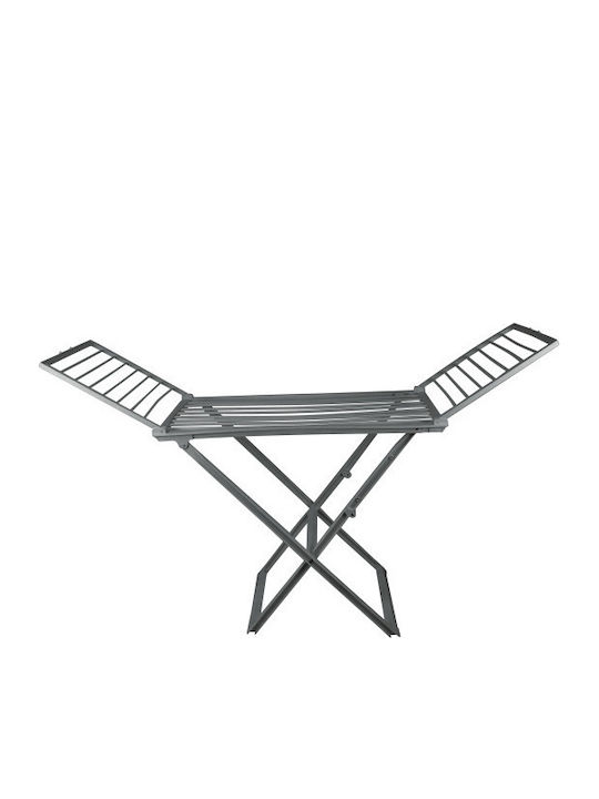 Ready Folding Floor Plastic Clothes Drying Rack with 20m Hanging Length