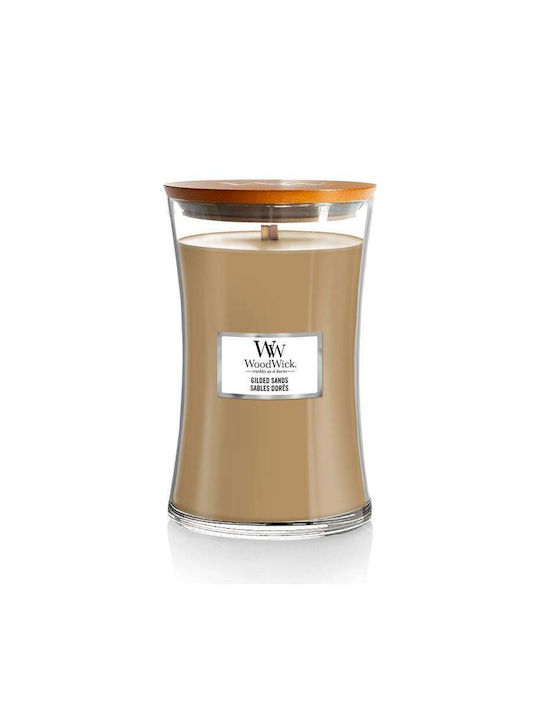 WoodWick Αρωματικό Κερί Σόγιας σε Βάζο με Άρωμα Gilded Sands 610gr